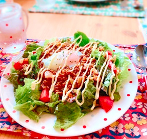 お野菜たっぷりタコライス