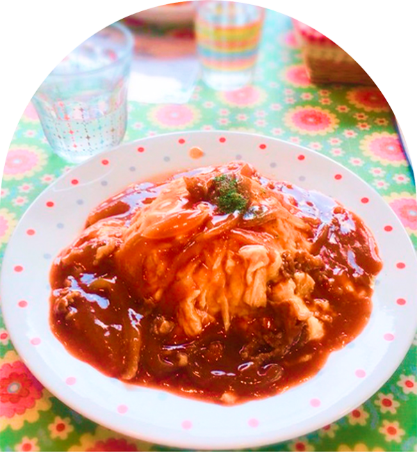 オムハヤシライス