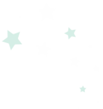 星のデコレーション